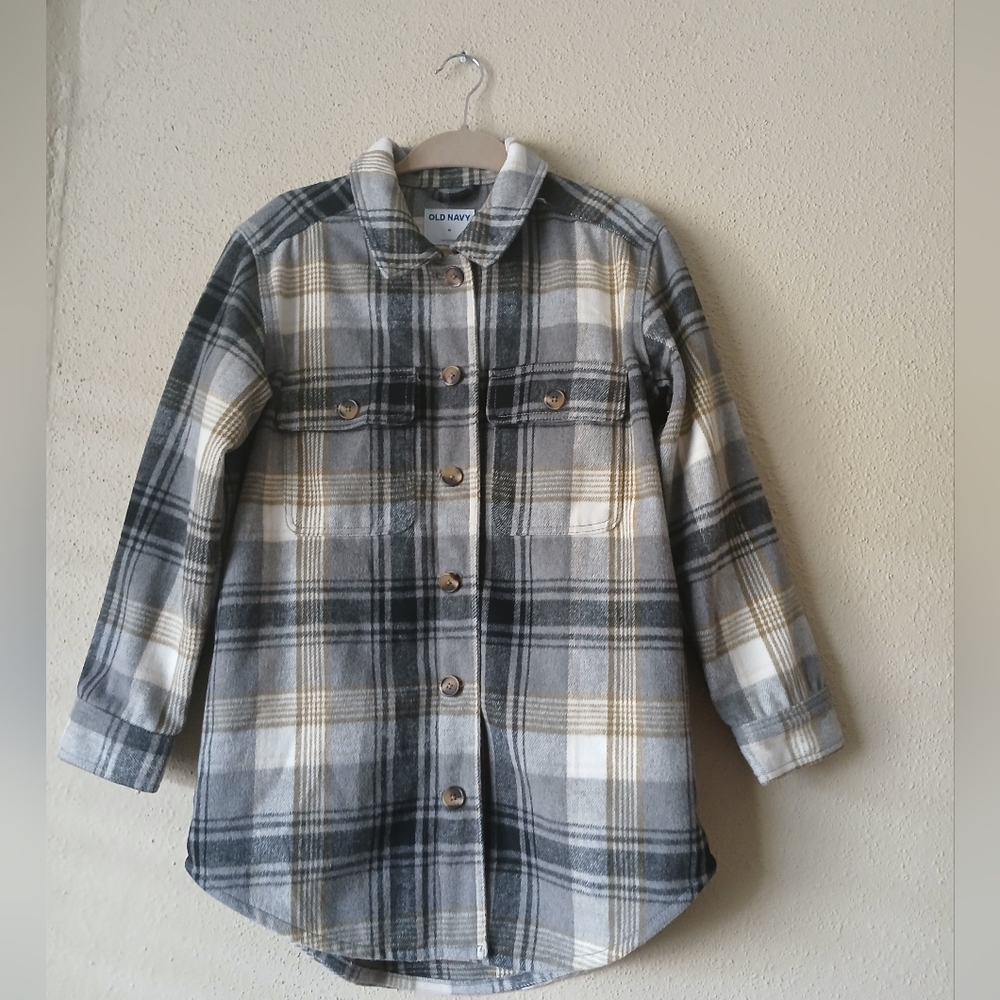Old Navy Button Down Shacket Size Medium